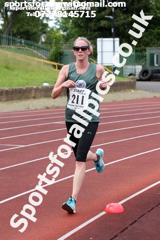 Womens 5000 metres, 2019 NEMA Track and Field Champs, Monkton. Photo:  David T. Hewitson/Sports for All Pics